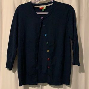 Súper soft cardigan with rainbow buttons 🌈🌈🌈